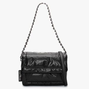 Marc Jacobs Leather Pillow Handbag Mini Quilted w/ Free Marc Jacobs Wall…